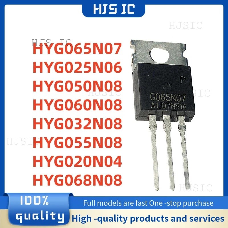 5PCS G065N07 G025N06 G050N08 G060N08 G032N08 G055N08 G020N04 G068N08 TO-220 ขายส่ง Field-Effect ทราน