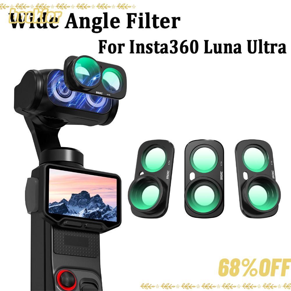 BOOKFOR เลนส์มุมกว้าง, ฟิลเตอร์มุมกว้างแม่เหล็ก HD, กระจกออปติคอลแบบปลดเร็ว FOV ถึง 115° เลนส์มุมมอง