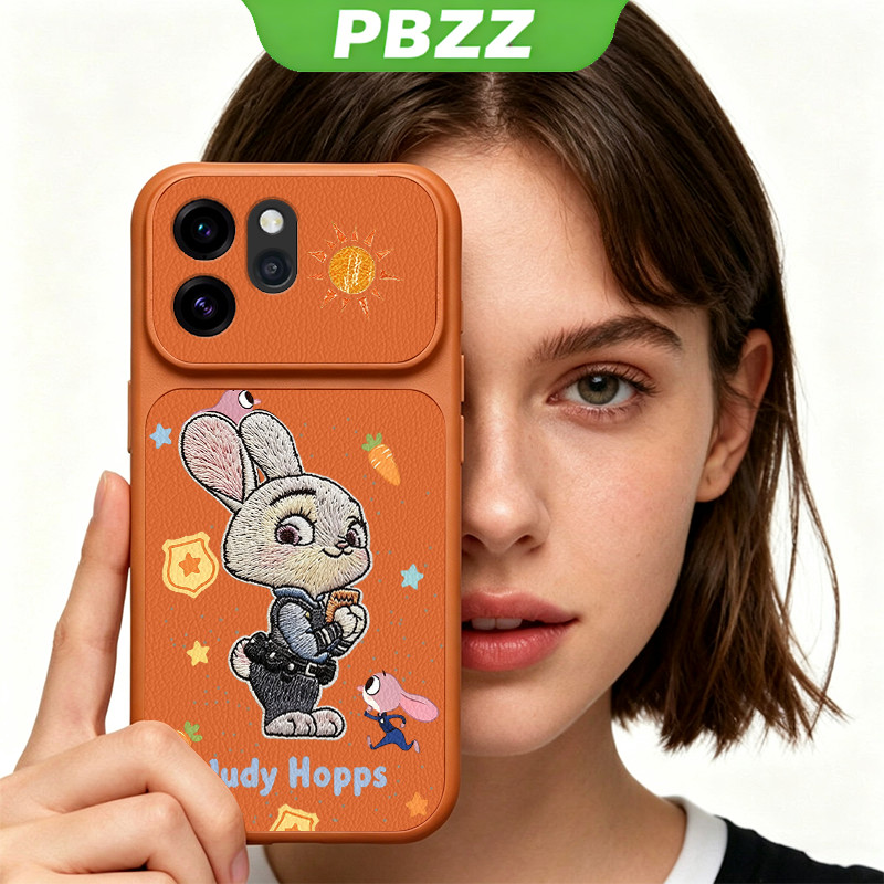 เคสสําหรับ OPPO Reno 15 16 pro MAX reno15 Reno 16F 15F 5g เคสโทรศัพท์ Softcase ซิลิโคนกันกระแทกปกดีไซน์ใหม่ความงามกระต่ายน่ารักสีส้มสําหรับสาว KNTZ1