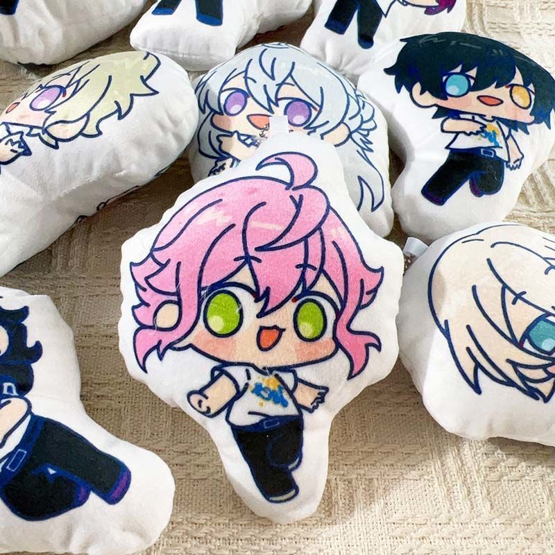 Ensemble Stars Plush Squeaky พวงกุญแจ Niki Shiina Nagisa Ran Shino Hajime Narukami Tsukasa อะนิเมะจี