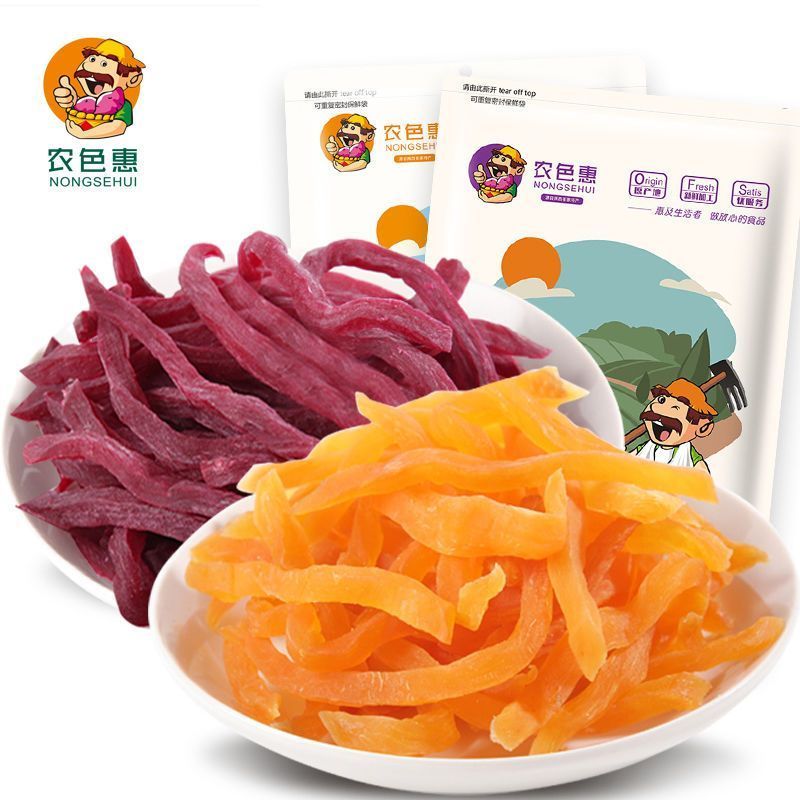 农色惠农家红薯干传统手作番薯干软糯连城地瓜干正宗8/2 Nongsehui Farmhouse Sweet Potato Chips, Traditional Handmade Sweet Potat