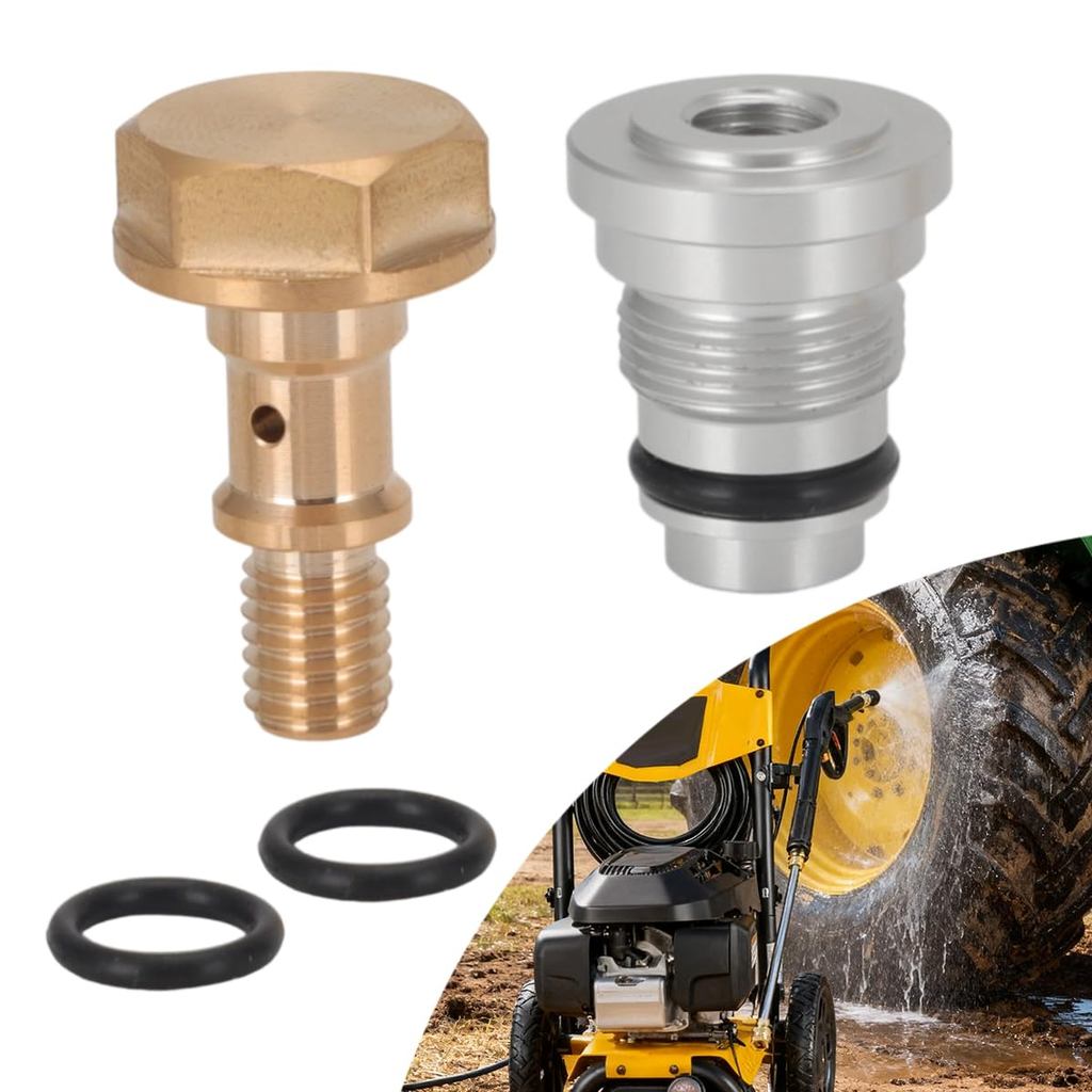 7115203BBK สําหรับ DeWalt DXPW3224 | DXPW3224i | DXPW3324 | DXPW3324i Idle Down Valve Banjo Bolt Kit