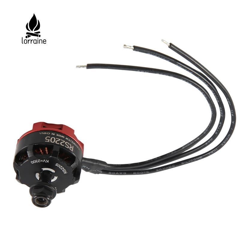 RC RS2205 2205 2300KV โลหะมอเตอร์ไร้แปรงสําหรับ 2-6S 20A/30A/40A ESC FPV RC QAV250 X210 Racing Drone