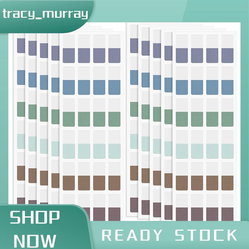 tracy_murray Page Markers Tabs 0.47 X 1.1 นิ้ว Writable Page Tabs โปร่งใสสําหรับ NotebooksFiles