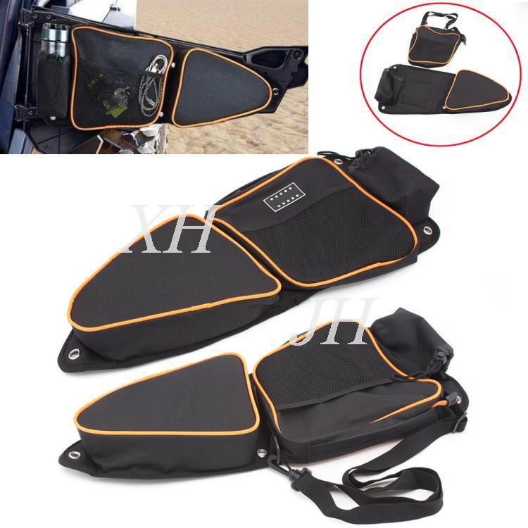 เหมาะสําหรับ Polaris RZR 900 XP4 1,000 UTV กระเป๋าประตูด้านข้างผู้โดยสาร Driver กระเป๋าเก็บของ
