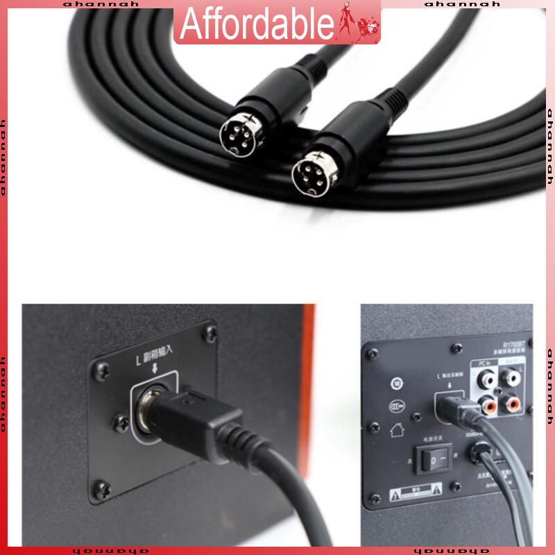 AH สายลําโพงชาย 4Pin DIN กันน้ําสําหรับลําโพง R1700BTR1600TIII