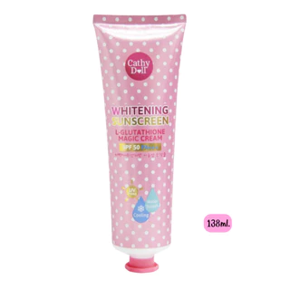🔥100% ช้อปแบรนด์แท้/ไลฟ์ทุกวัน🔥 Cathy Doll L-Glutathione Magic Cream SPF50 PA+++ ครีมกันแดดละอองน้ำ (60ml /138ml)