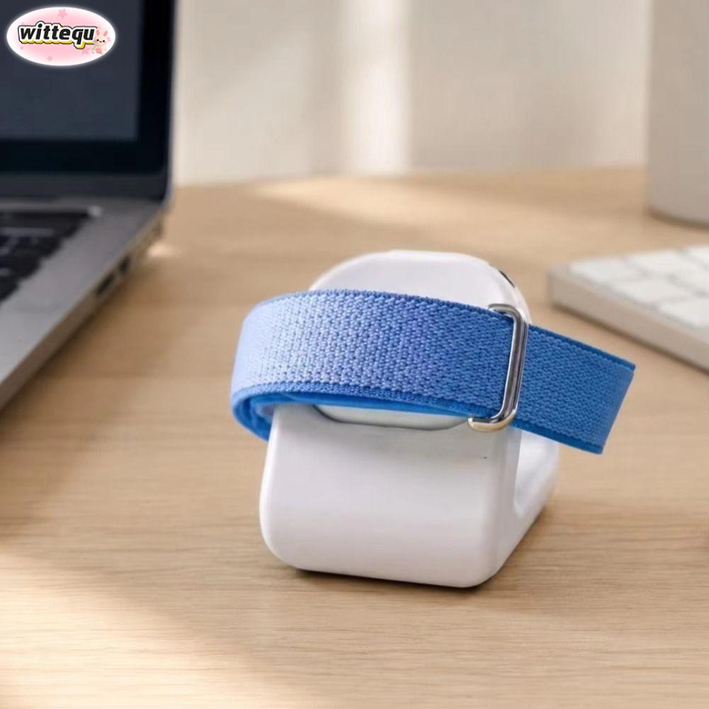 WITTETH Fitness Tracker แท่นชาร์จ, การจัดการสายเคเบิลดูขวาแท่นชาร์จ, พิมพ์ Anti-slip Compact Portable Desk Charger Holder สําหรับ Fitbit Google Air