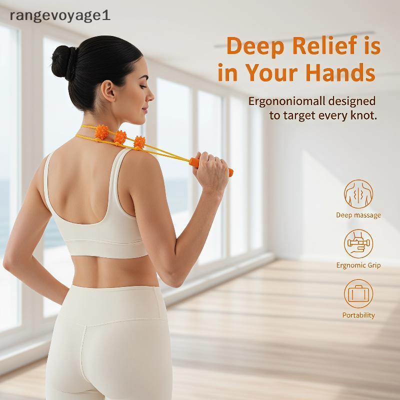[RAYAE] 1 ชิ้นมือถือดึง Ba เครื่องนวดกล้ามเนื้อ Roller Deep Relax Ne ไหล่ Ba สําหรับผู้ที่ชื่นชอบฟิต