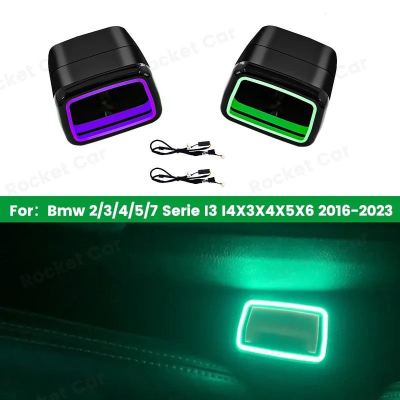 B1Y4 LED 11 สีเข็มขัดนิรภัย Ambient Light สําหรับ BMW 2 3 4 5 6GT 7 8 Series G20 G30 G05 G06 G07 G01
