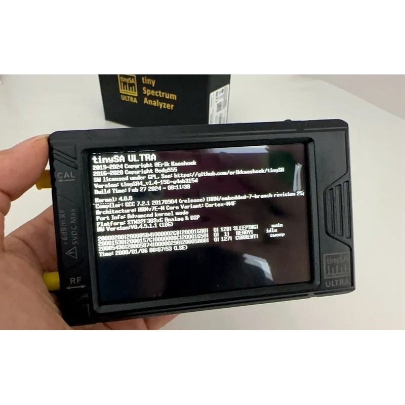 HZ3K Zeenko มือถือเครื่องวิเคราะห์สเปกตรัมจิ๋ว จิ๋วSA ULTRA 4" จอแสดงผลพร้อมแบตเตอรี่ ZS-405/406/407