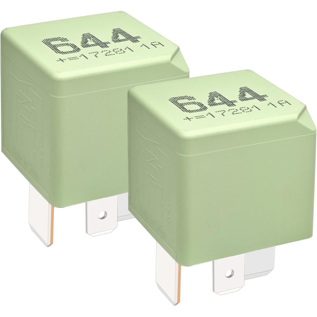 รีเลย์ 644 V23136-J0006-X079, 4H0 951 253 รีเลย์ (แพ็ค 2 ชิ้น) - 12VDC 4 พินทดแทนที่รองรับสําหรับ 92