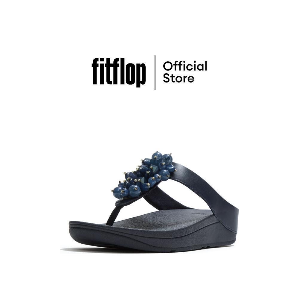 FITFLOP FINO BEAD-CLUSTER TOE-POST รองเท้าแตะแบบหูหนีบผู้หญิง รุ่น A2D-399 สี BLUE