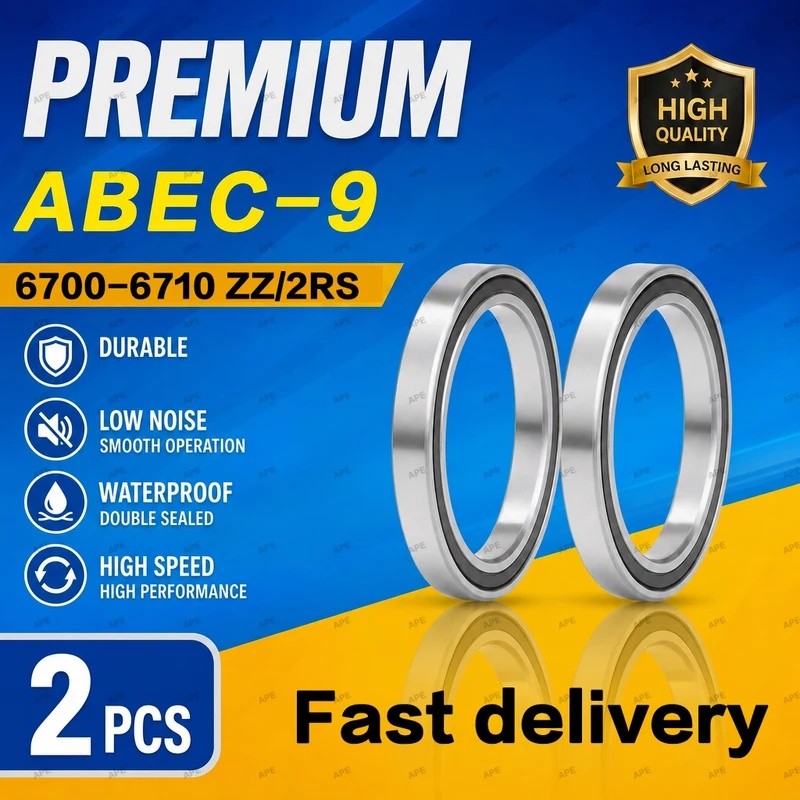2-10pcs GERMANY ABEC-9 แบริ่ง 6704ZZ 6704-2RS 20x27x4 มม.Precision Ball แบริ่ง