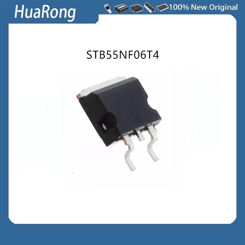 10 ชิ้น/แบทช์ STB55NF06T4 B55NF06 D2PAK