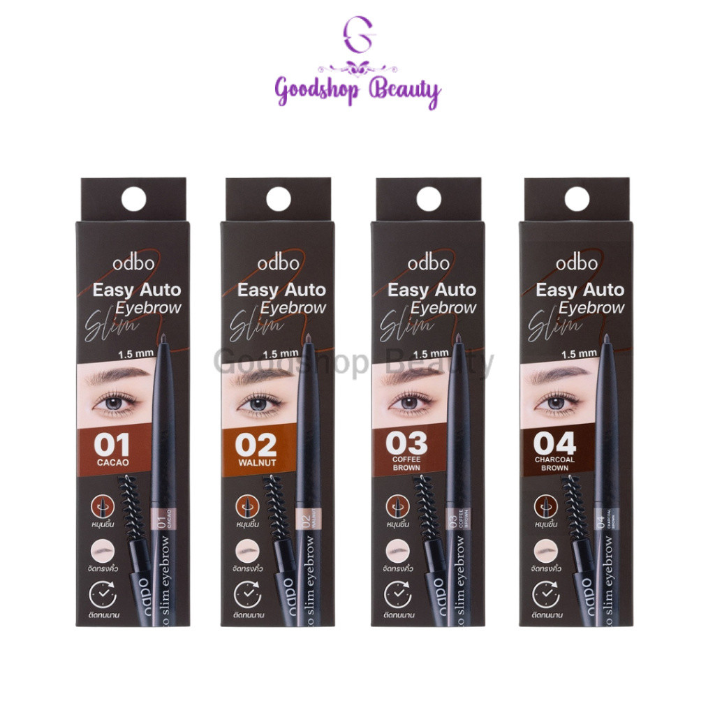 Odbo Easy Auto Slim Eyebrow 0.1g. od781 ดินสอเขียนคิ้วออโต้