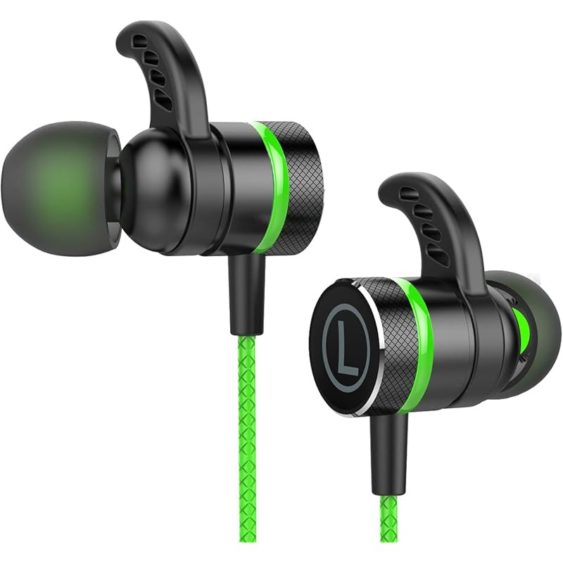 Kasott Soundmaster Pro V1 Gaming Earphones with Microphone - Bass-Heavy, Wired In-Ear Headphones for