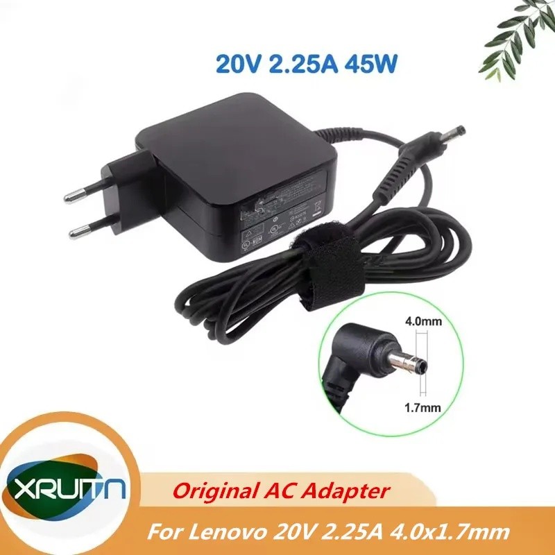 Original 20V 2.25A 45W 4.0*1.7 มม.อะแดปเตอร์ AC แล็ปท็อปสําหรับ Lenovo IdeaPad 330s 320 B50-10 โยคะ 
