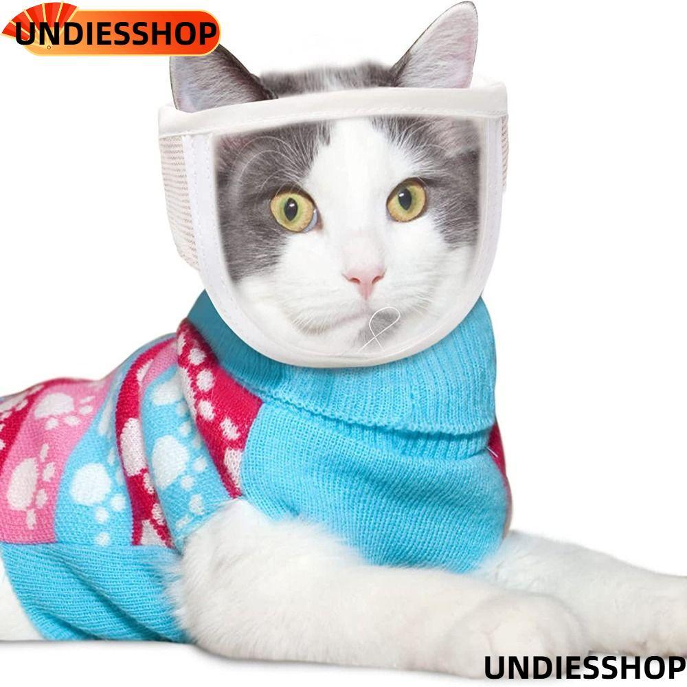 UNDIESSHOP Kitten Muzzles Anti Bite Pet Product Transparent Mouth Guard