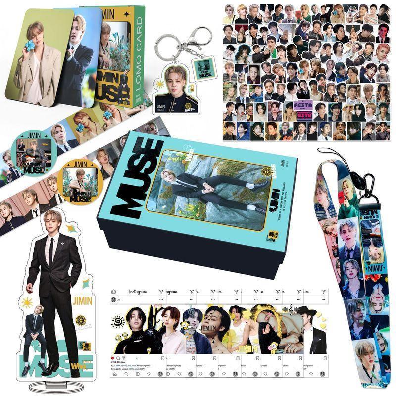 BTS JIMIN JIMIN Park Jimin Merchanted Standing Card Sticker Gift Box Jimin Album MUSE Photocard Gift