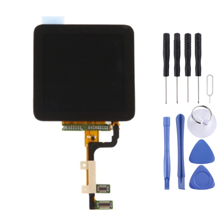 จัดส่งในวันเดียวกัน OEM หน้าจอ LCD สําหรับ iPod nano 6th พร้อม Digitizer Full Assembly