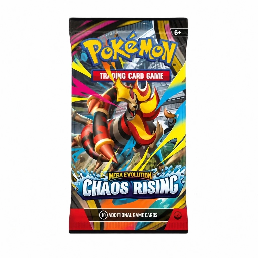🔥พร้อมส่ง🔥 Pokémon ME04 Chaos Rising Mega Evolution Booster Pack การ์ดโปเกมอน 10 ใบ/ซอง มี 4 ลาย thumbnail 7