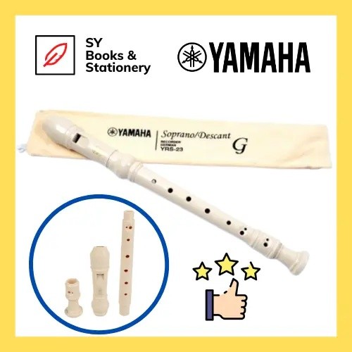 YAMAHA Soprano Recorder / Descant Recorder YRS-23 เยอรมัน