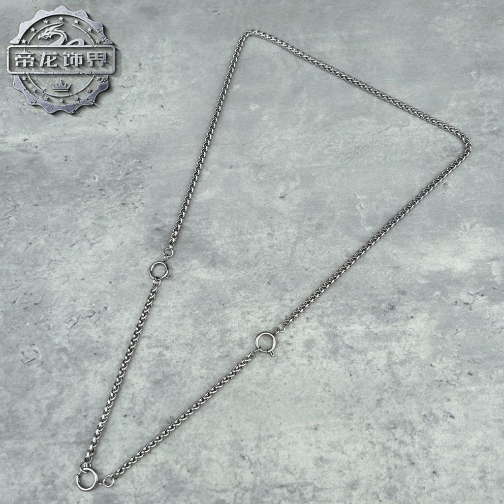 Simple Keel Chain สามแขวนห้าแขวน Multi-Hanging CHAIN ไทเทเนียมสร้อยคอ Amulet CHAIN ผู้ชายผู้หญิงแฟชั