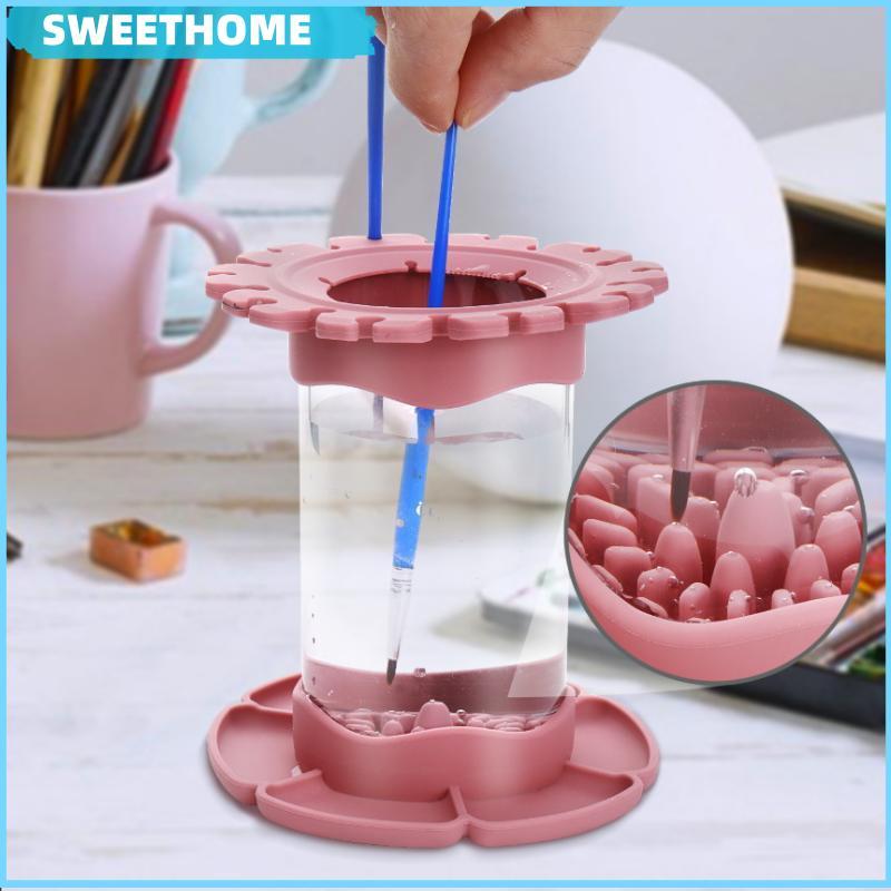 SWEETHOME น้ํายาทําความสะอาดแปรงทาสีนวัตกรรมพร้อมตัวยึดสําหรับทําความสะอาดและองค์กรอย่างรวดเร็ว