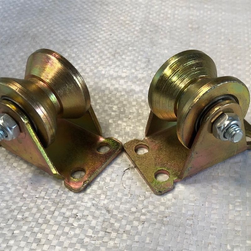 Sale Color Steel V-Shaped Track Dedicated Pulley U-Shaped Track Wheel Pulley Etc. V2JM