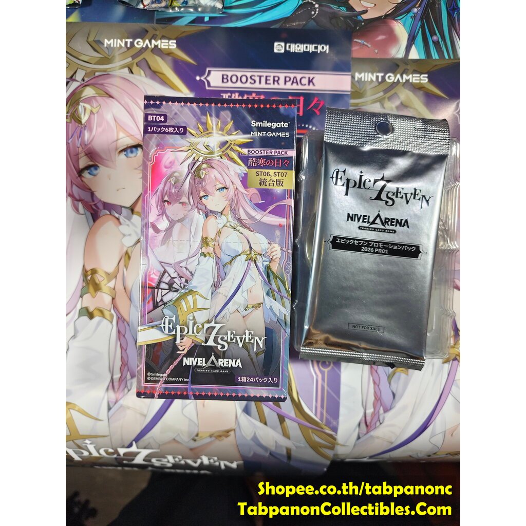 [2026.08] NIVEL ARENA JP - BT04 EPIC 7 SEVEN Booster Box with 1 Promo Pack
