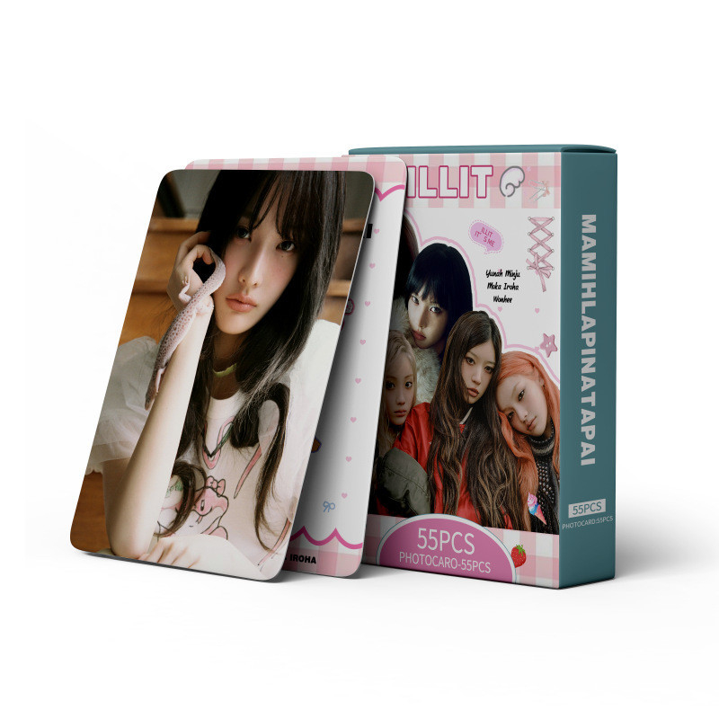 55 ILLIT ILLIT Return อัลบั้ม ILLIT การ์ด KPOP Star สินค้า LOMO Photocards