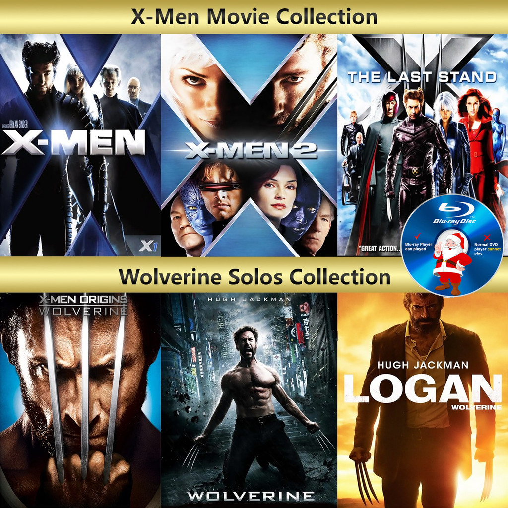 E-BLURAY X-MEN COLLECTION Wolverine Solos COLLECTION LOGAN