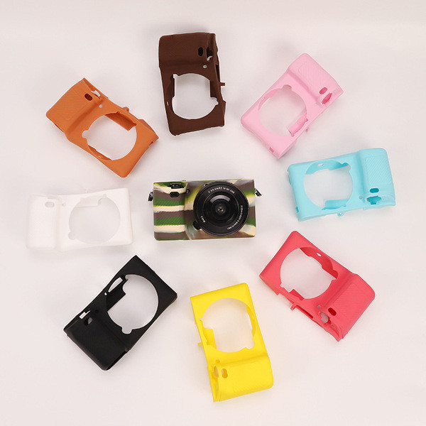 เหมาะสําหรับ Sony A6300 a6400 A6100 Micro กล้องเดี่ยวเคสซิลิโคนเคสป้องกันกระเป๋ากล้อง Soft Case Bag