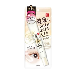 MORITOMO Official - SANA NAMERAKAHONPO Wrinkle Eye Cream N 20 g / ครีมบำรุงผิวรอบดวงตา สูตรลดเลือนริ้วรอย เติมความชุ่มชื
