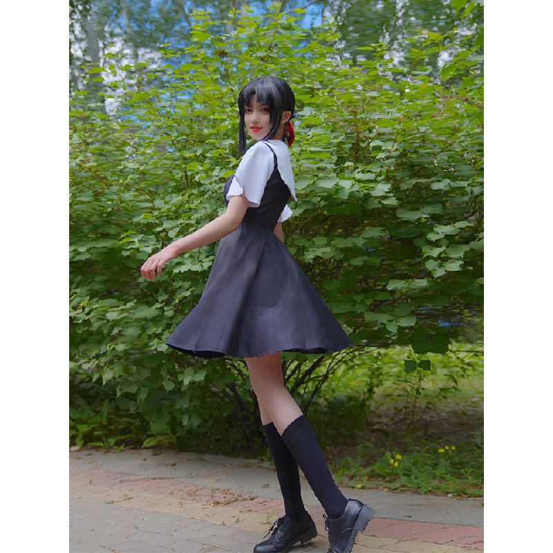 Miss Kaguya Wants Me to Confess cos ชุด Kaguya Kaguya Fujiwara Chika คอสเพลย์เครื่องแต่งกายพร้อมสต็อ