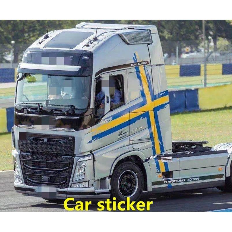 สติ๊กเกอร์ติดรถสําหรับ Volvo FH2 FH3 FH16 FH4 สติ๊กเกอร์แบบกําหนดเองส่วนบุคคลตกแต่งด้านหน้า