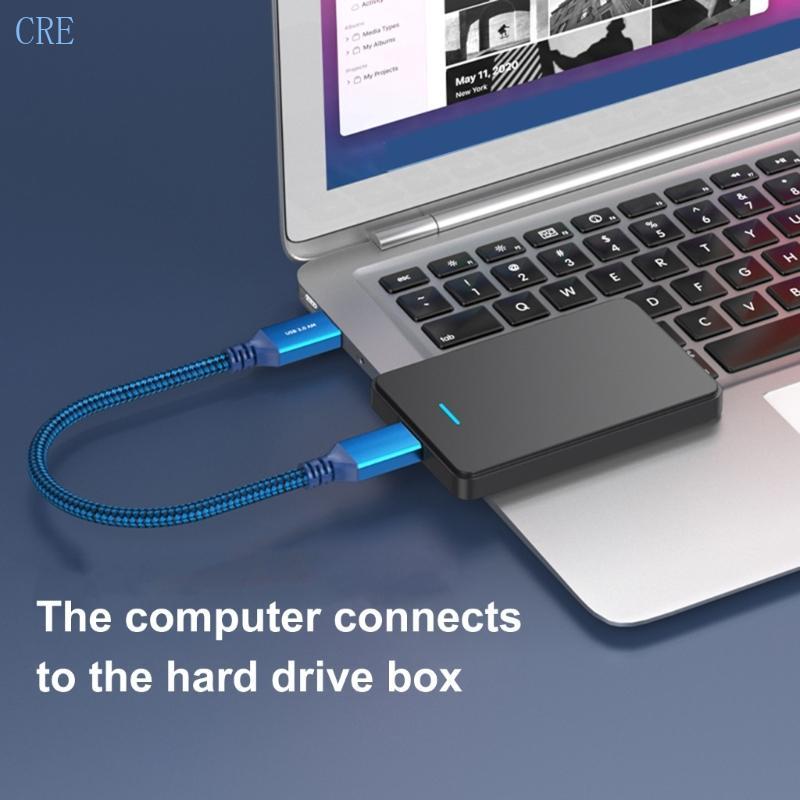 CRE ยืดหยุ่น USB3 0 ถึง Type B Charing และ Data Cord 5Gb สําหรับเครื่องพิมพ์คีย์บอร์ดเพลง