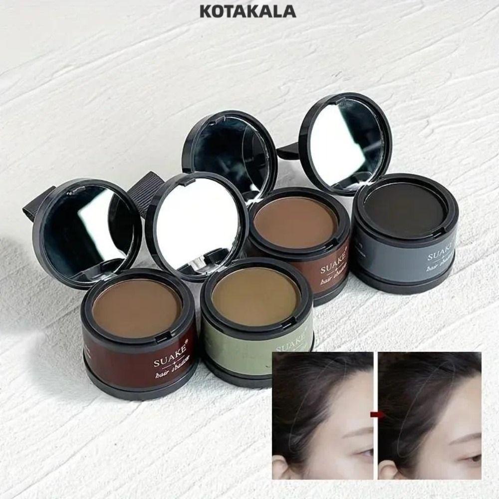KOTAKALA Hairline Shadow Powder, Fluffy Texture พร้อมแปรง Hair Filling Powder, Natural Look Instant 