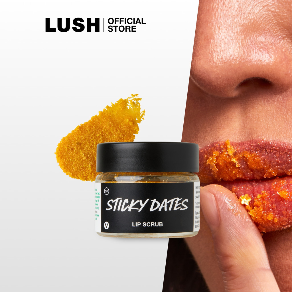 LUSH สครับขัดริมฝีปาก STICKY DATES LIP SCRUB 20g