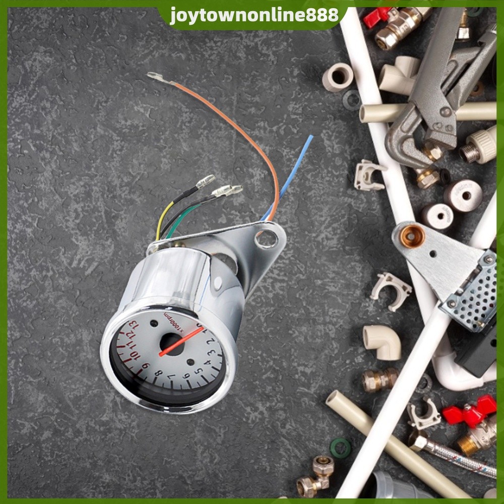 ขายร้อนรถจักรยานยนต์ TACHOMETER Skillful Manufacture Retro รถจักรยานยนต์ TACHOMETER 0-13000 Tach RPM