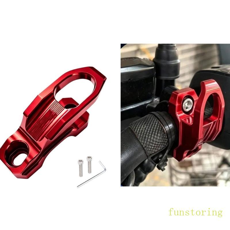 FUN ตะขอแขวนกระเป๋ารถจักรยานยนต์ 22 มม.อลูมิเนียม Clamp-On Hanger สําหรับ PCX160 150 ADV160 หยุด
