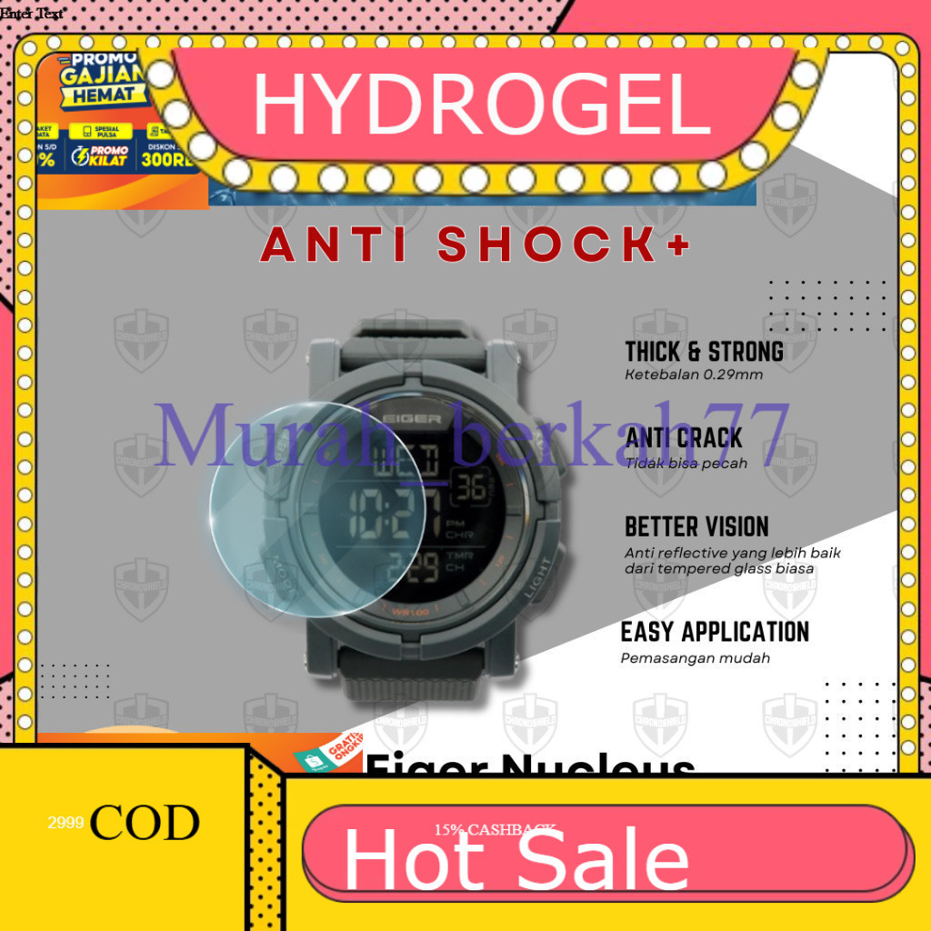 ANTI-SCRATCH HYDROGEL สําหรับนาฬิกา EIGER NUCLEUS