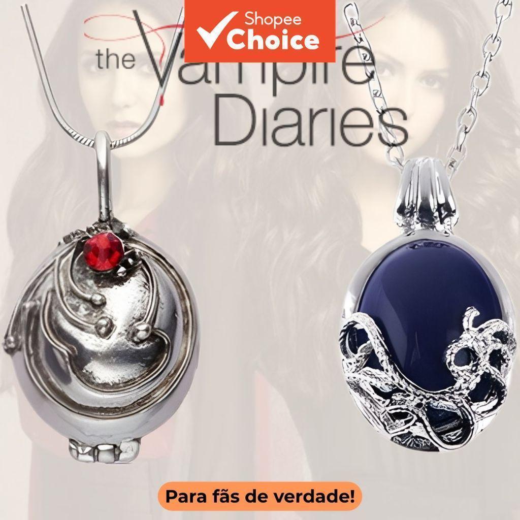 ชุดสร้อยคอจากซีรีส์ The Vampire Diaries (TVD): สร้อยคอจี้ไม้กวาดของเอเลน่า กิลเบิร์ต/แคทเธอรีน เพียร