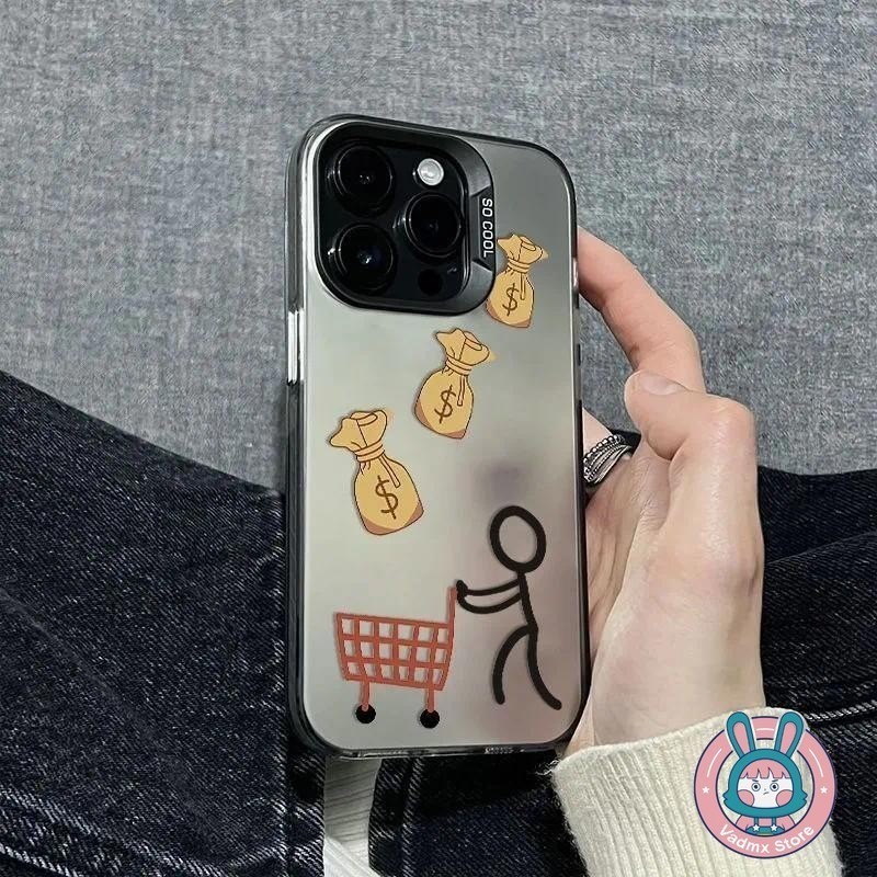 ตลกStickmanเคสโทรศัพท์สําหรับOPPO A98 A97 A96 A76 A94 A93 A92 A80 A79 A78 A77 A77s A74 A72 A95 A60 A