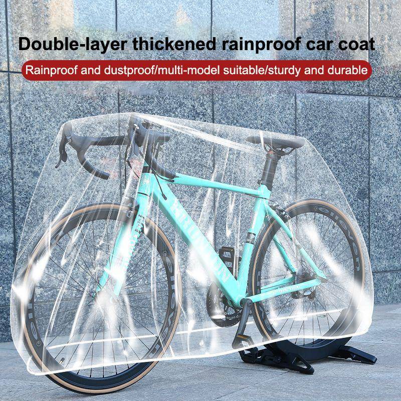 Art ผ้าคลุมกันฝนจักรยานกันน้ํากลางแจ้ง Sunproof ทนทานกันฝุ่น UV Protection Bike Storage Shield สําหร