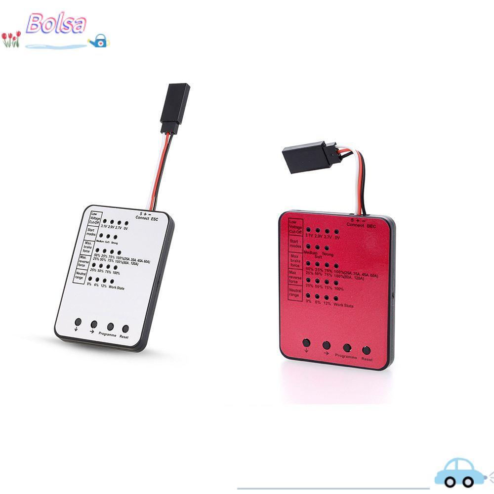 BOLSA โปรแกรมเมอร์สําหรับ KK ESC series สีแดงและสีขาวสําหรับ 60A/80A/120A ESC ซอฟต์แวร์การ์ดโปรแกรม