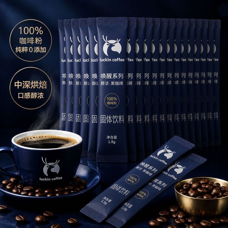 LUCKIN COFFEE LUCKIN COFFEE Awakening Series Espresso Black COFFEE 1.8g * 21 ถุงผงอเมริกันสําเร็จรูป