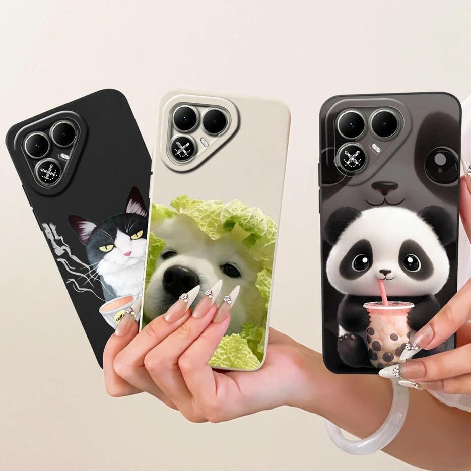 สําหรับ Tecno Pova 8 กรณี LK6 สุนัขน่ารัก Panda การ์ตูนกันกระแทกซิลิโคนนุ่มสําหรับ Tecno Pova 8 Pro 
