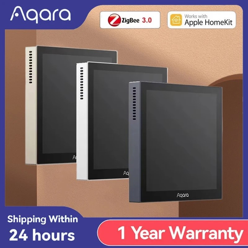 Y83N 2025 ใหม่ Aqara สมาร์ทฉากแผงสวิทช์ S1 Zigbee 3.0 IPS สีหน้าจอสัมผัสสมาร์ท APP Siri Voice Contro